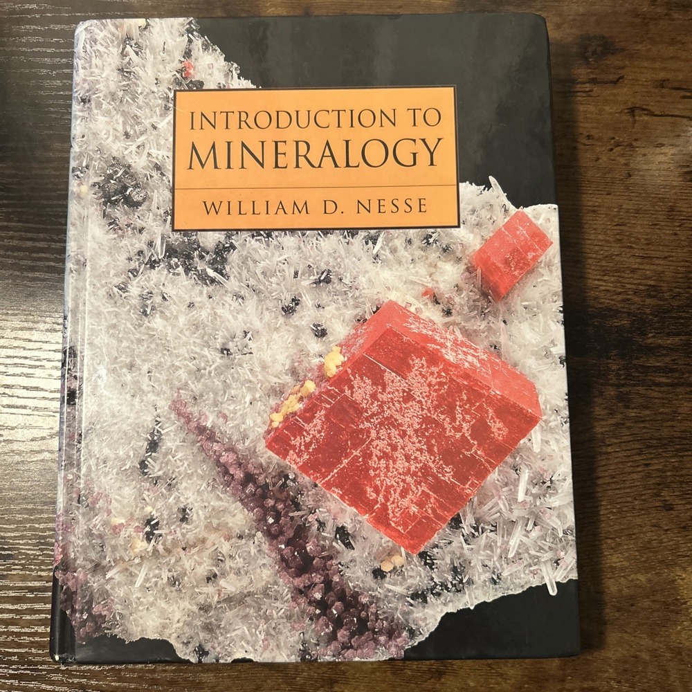 Introduction to Mineralogy - Hardcover By Nesse, William D. GOOD CONDITION READ